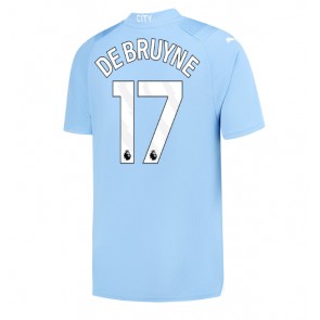 Manchester City Kevin De Bruyne #17 Hjemmebanetrøje 2023-24 Kort ærmer